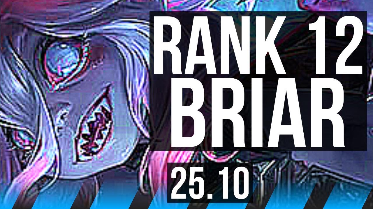 BRIAR vs WARWICK (MID) | Legendary, Rank 12 Briar | NA Grandmaster | 25.10
