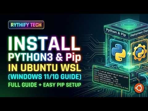 How to Install Python3 in WSL Ubuntu + Pip Setup (Full Guide) @GeekSaurabh