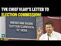 Tamil Nadu Polls: TVK Chief Vijay Writes To The EC For Extension Of Poll Hours