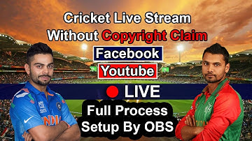 How To Live Stream Cricket Match On Facebook Page Without Copyright