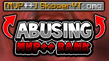 ABUSING MVP++ RANK ON HYPIXEL