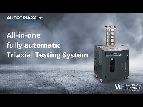 Fully Automatic Triaxial Testing System with Wykeham Farrance's AutotriaxQUBE - video from Controls