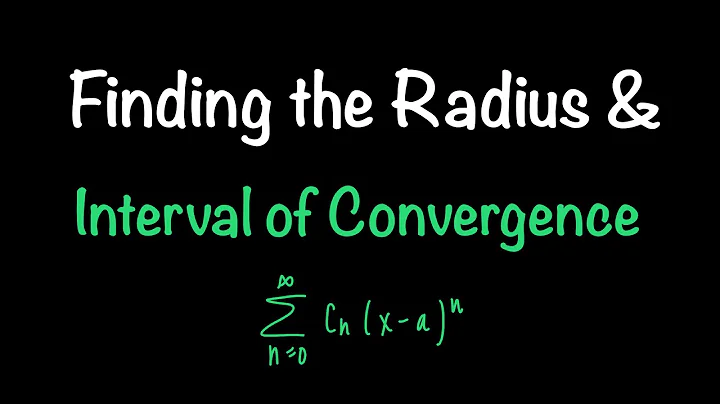 Finding the Radius & Interval of Convergence for Power Series! | Calculus 2 | Math with Professor V