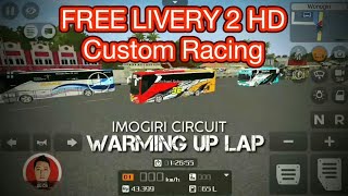 FREE 2 LIVERY HD CUSTOM RACING || WARMING UP LAP IMOGIRI CIRCUIT || NGABUBURIT RAMADHAN-12 screenshot 5