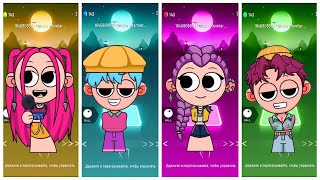 Kpop Demon Hunters: Tiles hop EDM RUSH screenshot 2