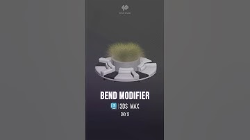 #3dsmax | Bend Modifier