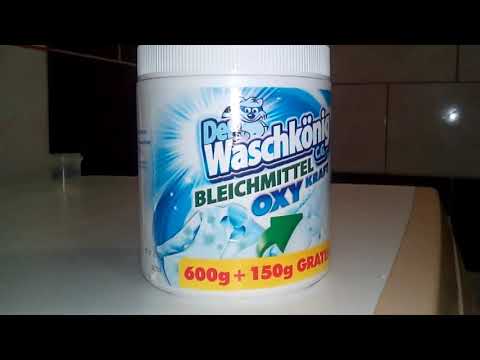 Der Waschkonig BLEICHMITTEL OXY KRAFT! инструкция на русском!