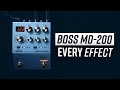 Boss md200  every effect and its parameters no talking