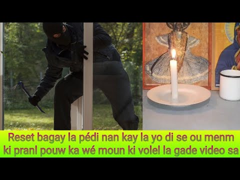 Reset bagay la pédi nan kay la yo di se ou menm ki pranl pouw ka wé moun ki volel la gade video sa