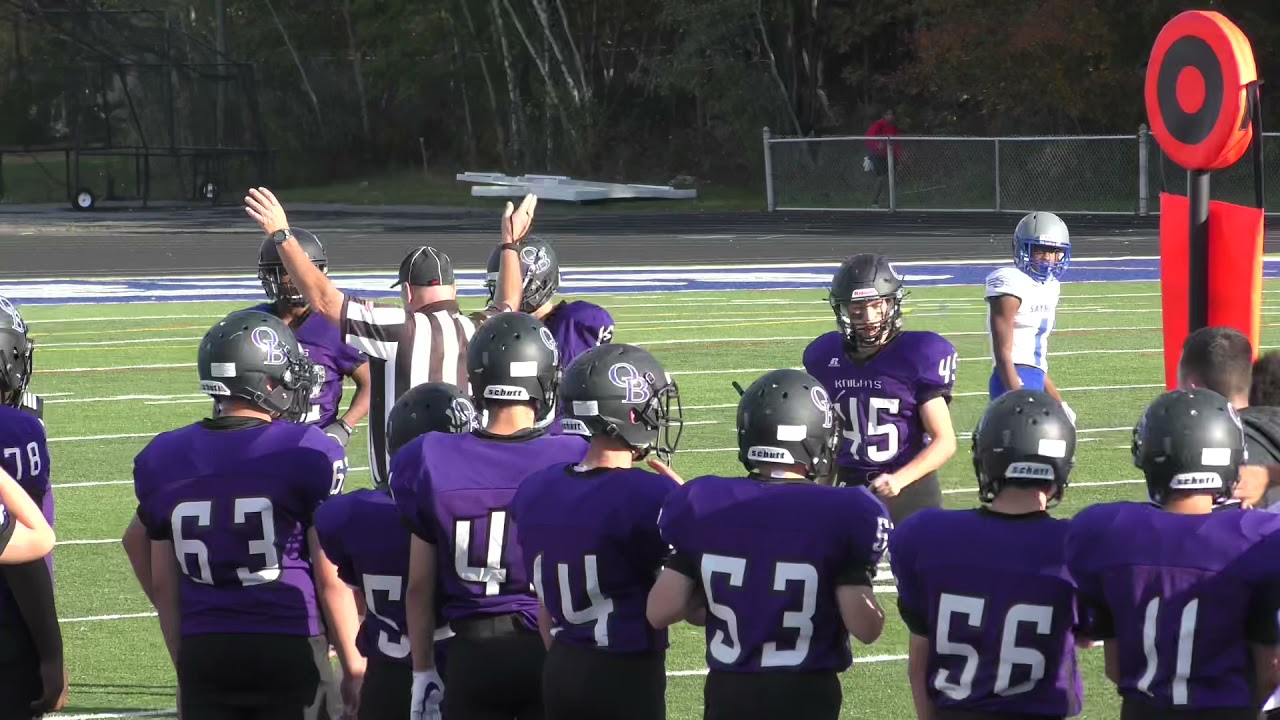 Sayreville Bombers vs Old Bridge Knights Freshman Football 2021 YouTube