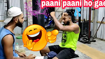 paani paani ho gaee💦 😁 #funny ##short #status #jahid_fitness #just_time_pass