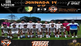 Sarchi (U17) 2 vrs 3 Quepos Cambute  (U17)