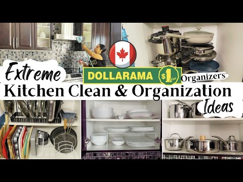 Extreme Kitchen Pantry Cabinets Cleaning & Organization Ideas, Using ...