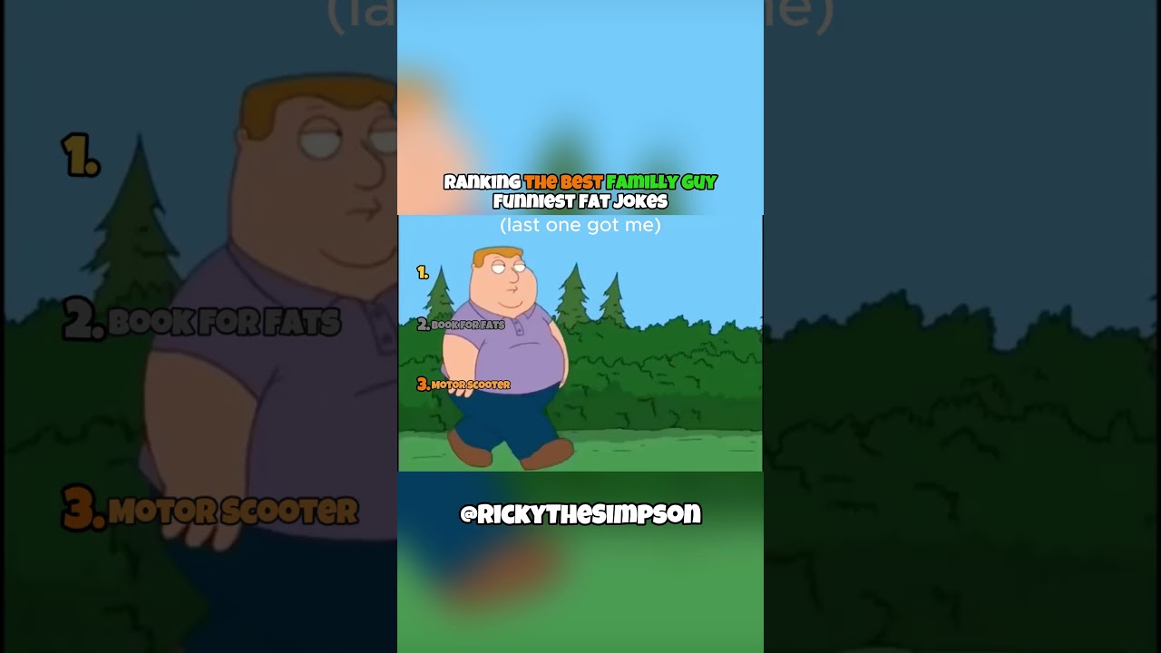 Ranking the Best Familly Guy Funniest Fat Jokes!😂 #ranking #familyguy #core #viral #usa