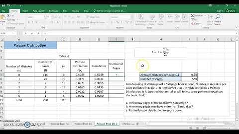 #Poisson Distribution Lec 02