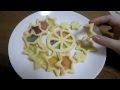 【虹色菓子】虹色ステンドグラスクッキー作ってみた【自作クッキー型使用】