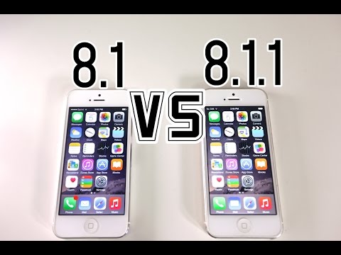 iOS 8.1 VS 8.1.1 & iOS 7.1.2 VS 8.1.1 - Is It Faster? + What&rsquo;s New Review