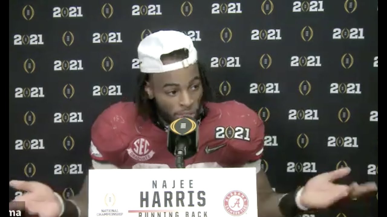 Najee Harris They Ohio State Were Blowing My Up Youtube