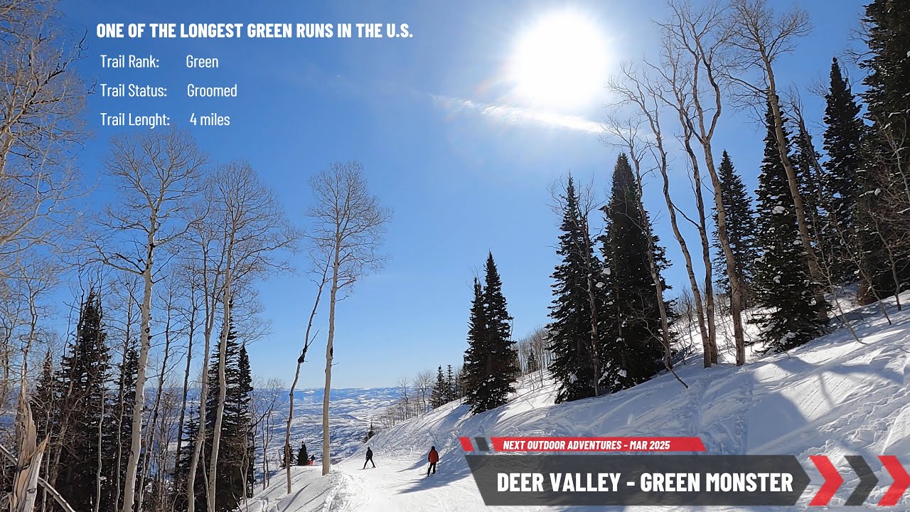Deer Valley’s Green Monster – The Longest Green Run in the U.S. that You’ll Love!