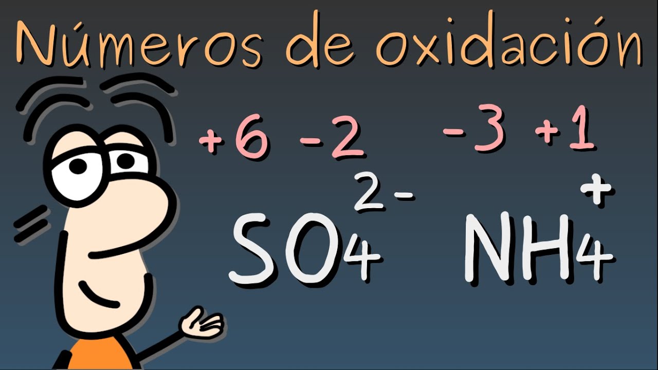 Cómo obtener los números de oxidación de iones poliatómicos en tres