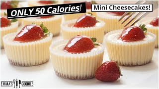 ONLY 50 Calories MINI CHEESECAKES! 😱 EASY Low Calorie Cheesecake Recipe screenshot 5