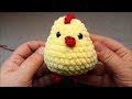 Húsvéti puhacsibe horgolása -   Easter soft poult crochet