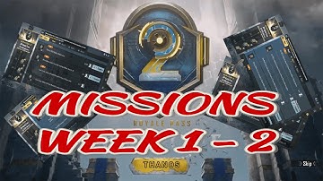 C1S1 M2 Week 1& 2 Royale Pass Mission Explained BGMI | Week 1and 2 All RP Missions BGMI C1S1 M2