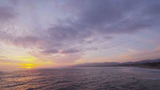 [4K ASMR] PERFECT SUNSET 60min Ocean Waves, Beach Sunset | No Loop