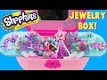 Shopkins Jewelry Box Collection with Zara Star, Gold Lippy Lips and Surprises!