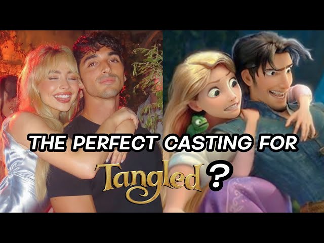 As Rumors Of Live-Action Tangled Movie Persist, Viral Pic Of Sabrina  Carpenter And Taylor Zakhar Perez Has Fans Clamoring For Them To Be Cast,  And I Agree