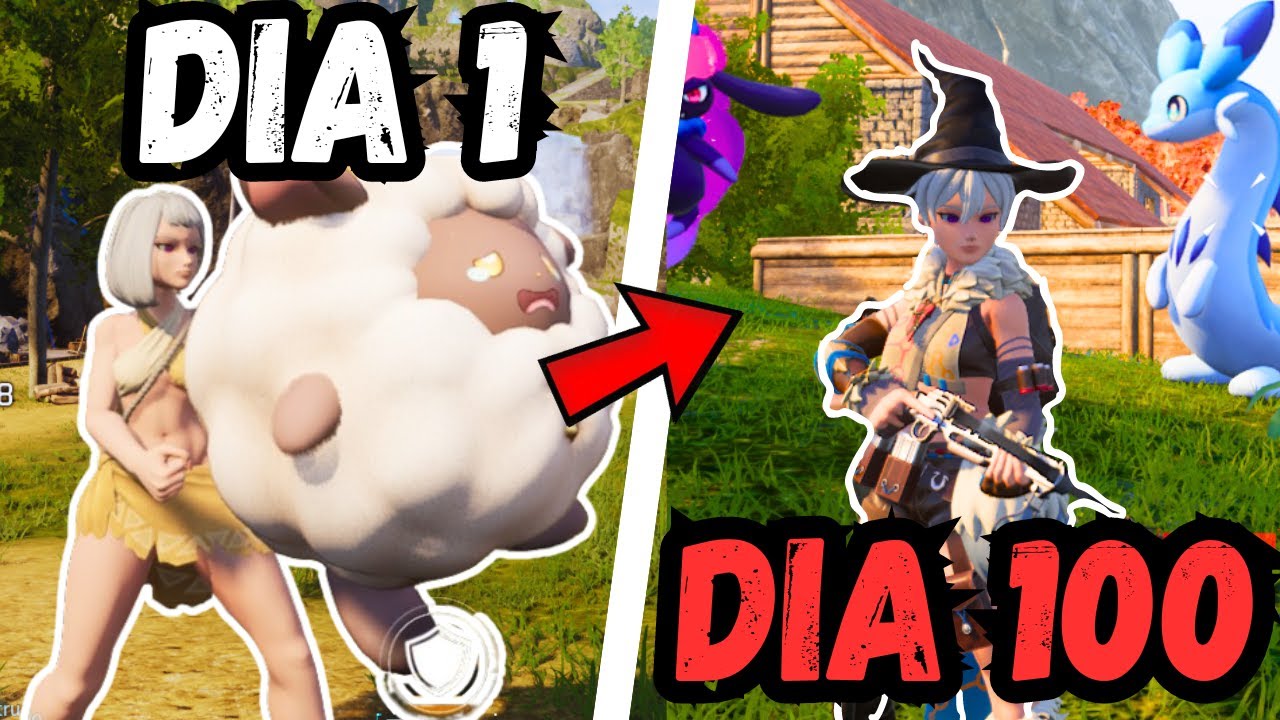 PASSEI 100 DIAS NO PALWORLD!