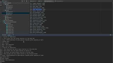 CS50 Introduction to AI: Project 0a (Degree of Separation)