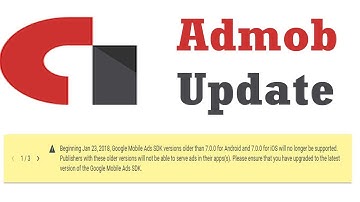 Admob New Policy 2018 || Mobile Ads SDK Version 7.0.0 for android || IOS