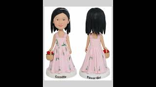 Bulk Custom Bobbleheads for Wedding Parties – Custom Bobbleheads for Groomsmen, Bridesmaids, Pare...