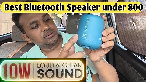 Best Bluetooth Speaker Portronics 10W TWS | Portable Wireless Speaker with Type-C Charging