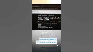 🆕 ¡NUEVO! Curso de React y NodeJS en producción - Configuración de servidores VPS y Linux ☁️ #shorts