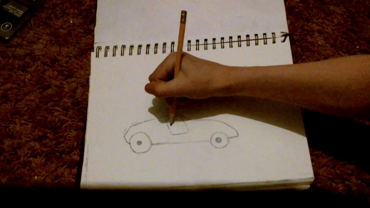 How To Draw: Sports Car Side View - YouTube