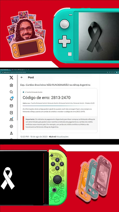 NINTENDO TOMA DECISÃO CORRETA E BLOQUEIA COMPRAS NA ESHOP