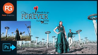 How to Edit Pre Wedding Photo || Couple Photo Editing || Photoshop Tutorial screenshot 5
