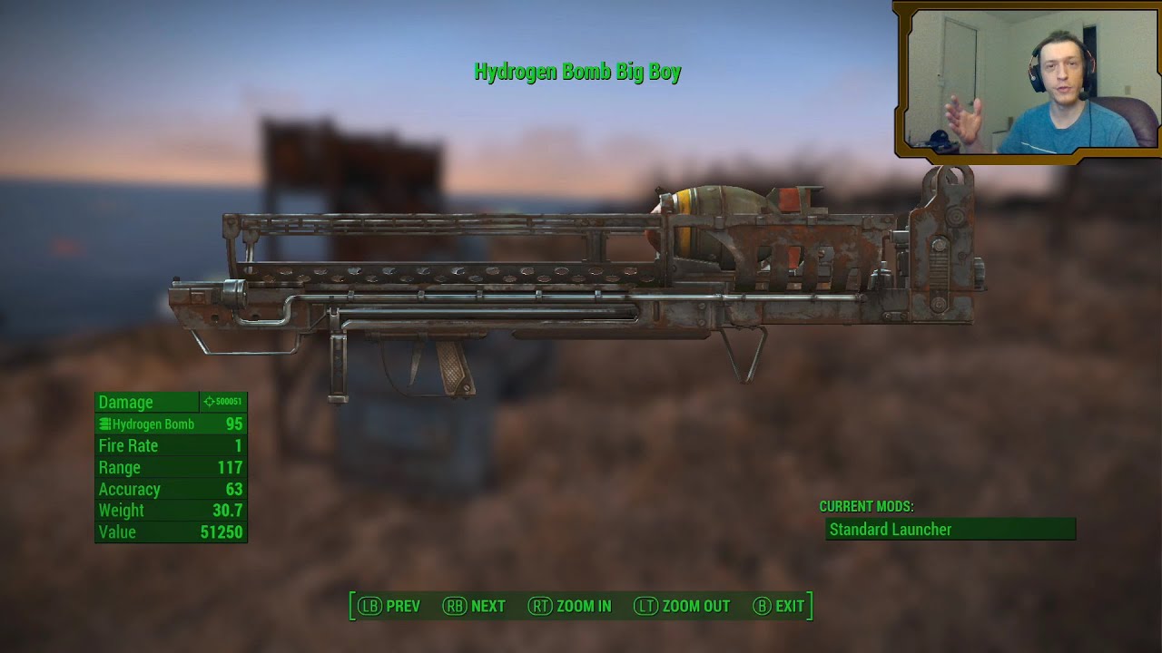 Fallout 4 - Hydrogen Bomb BigBoy MIRV Mod