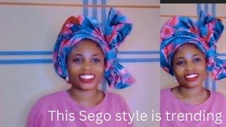 2024 Trending and creative Sego Gele Style tutorial, how to tie Asoebi gele