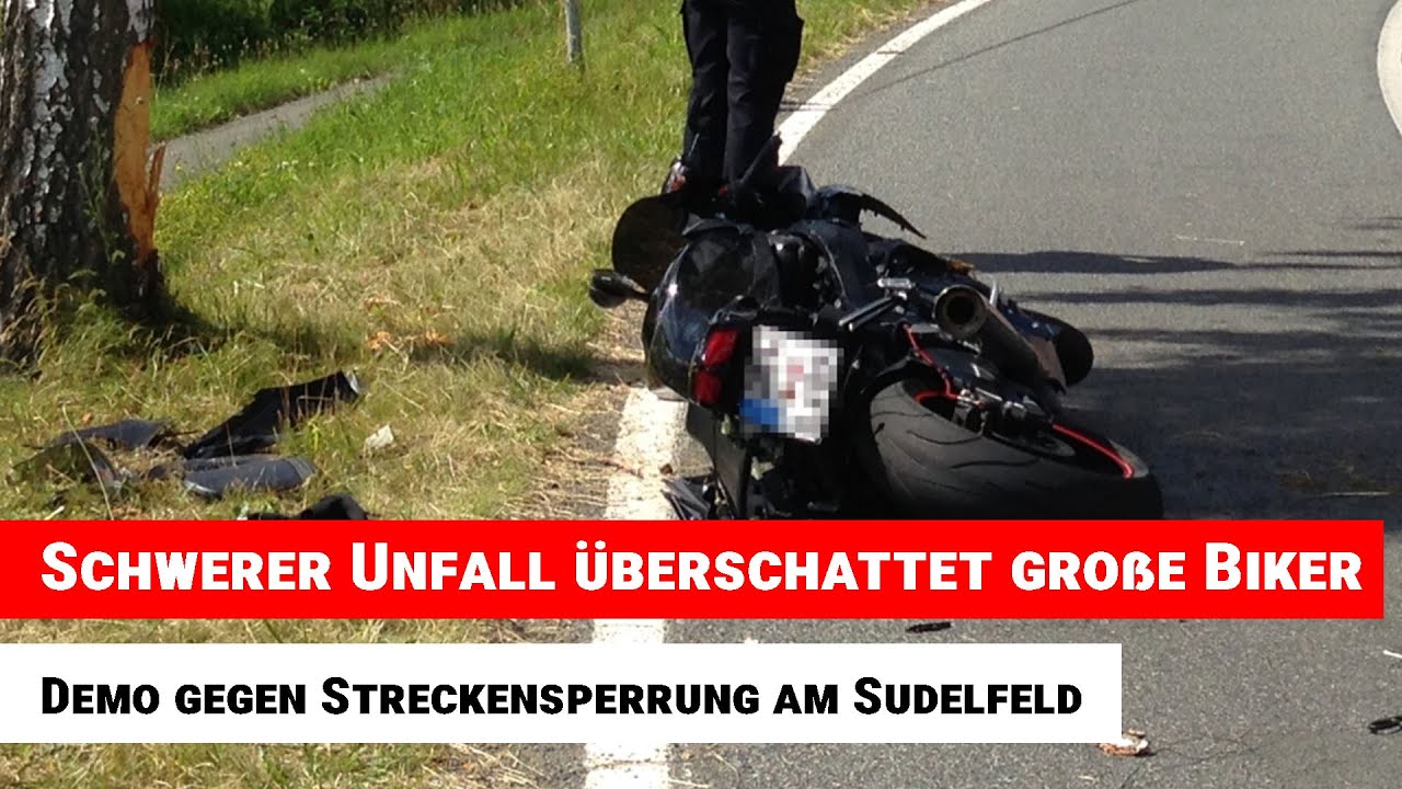 Schwerer Unfall überschattet große Biker-Demo gegen Streckensperrung am Sudelfeld