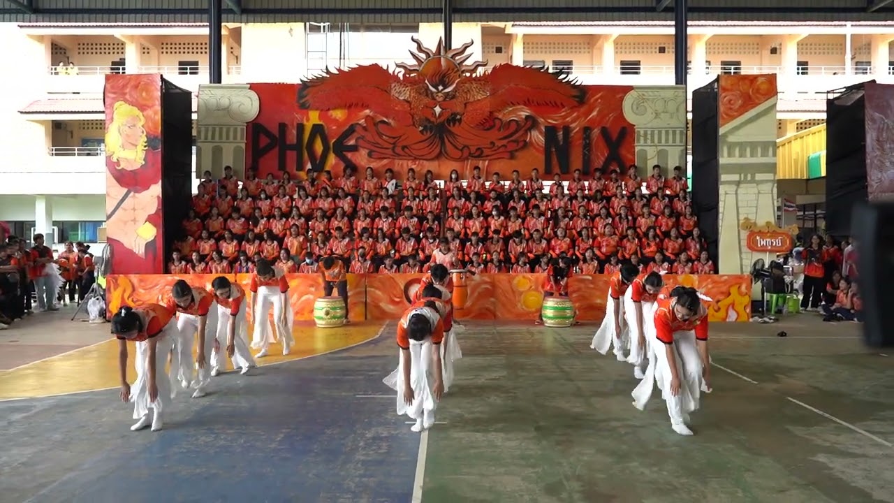 เขียร์หลีดเดอร์สีแสด ดอกแก้วเกมส์ 2567  โรงเรียนสระแก้ว