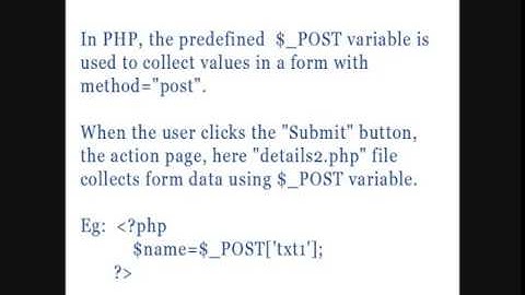 Php Tutorials: Basics 2 - Php Form Using Get, Post & Request Methods