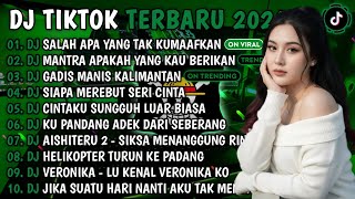 DJ TIKTOK TERBARU 2026 | DJ SALAH APA YANG TAK KUMAAFKAN🎵DJ MANTRA APAKAH YG KAU BERIKAN🎵FULL ALBUM