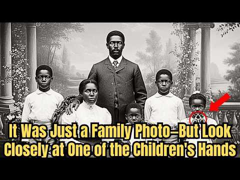 It Was Just a Family Photo—But Look Closely at One of the Children's Hands - YouTube
