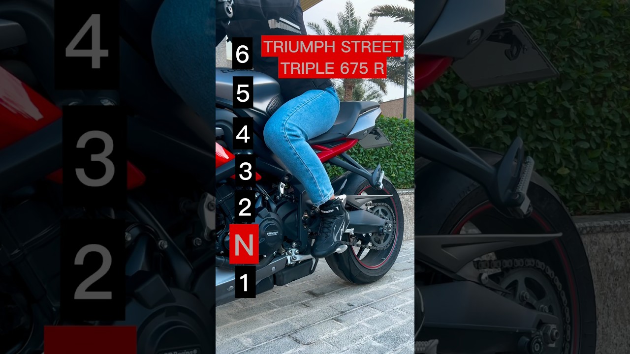 Maximum speed for each gear on a Triumph Street Triple 675 R @juwana_gamoah