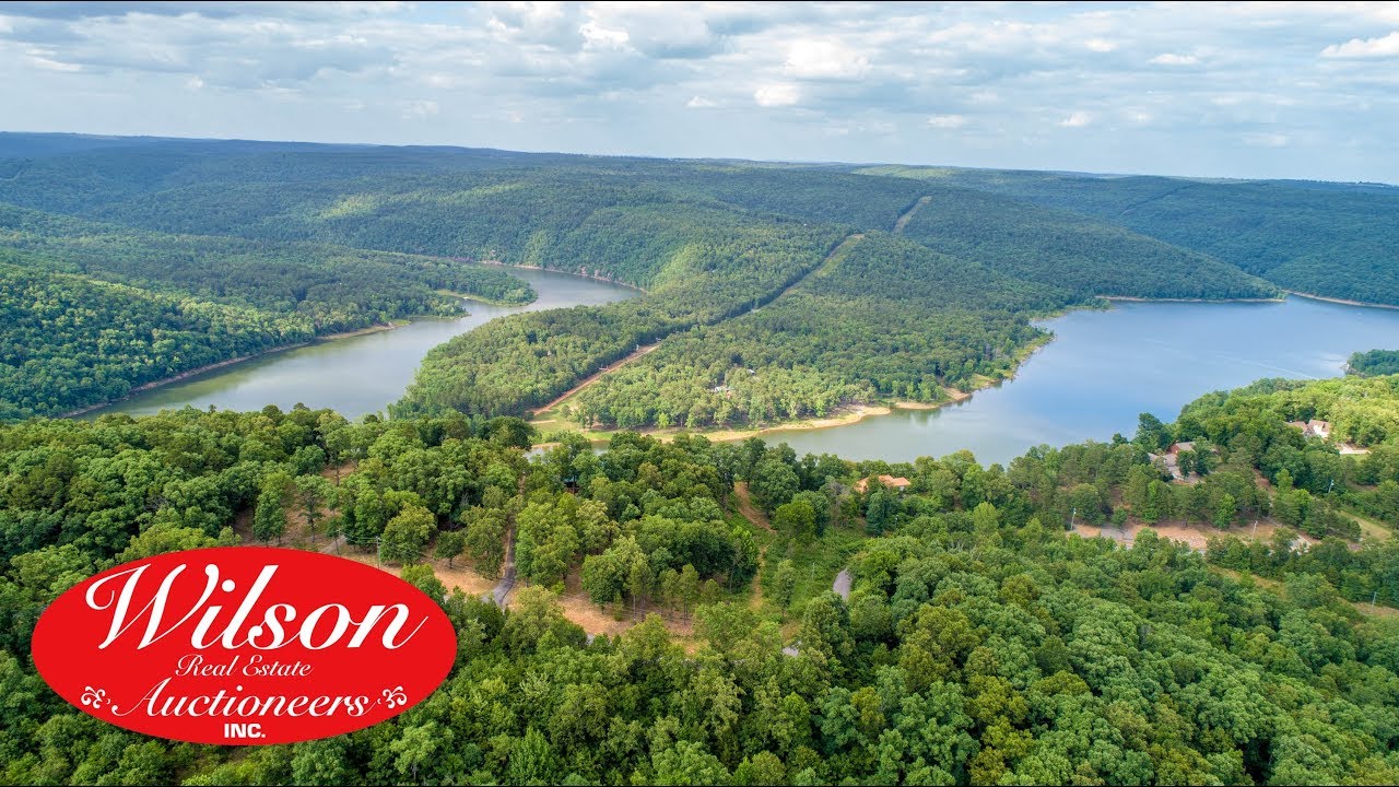 GREERS FERRY LAKE ABSOLUTE WATERFRONT BLUFF LOT AUCTION EDGEMONT, AR
