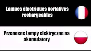 Nauka francuskiego = Urzadzenia oswietleniowe i lampy elektryczne