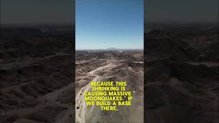 The Moon is SHRINKING... 🌙😱 #space #facts #usa #shorts